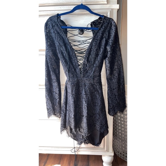 Black Lace romper - Picture 1 of 2